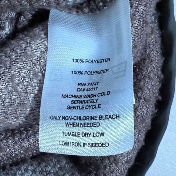 Natural Reflections Camouflage Fleece 1/4 Zip Pullover Womens‎ L Brown Gorpcore - Picture 6 of 10